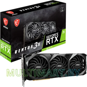Видеокарта MSI GeForce RTX 3070 Ti Ventus 3X 8G картинка 7